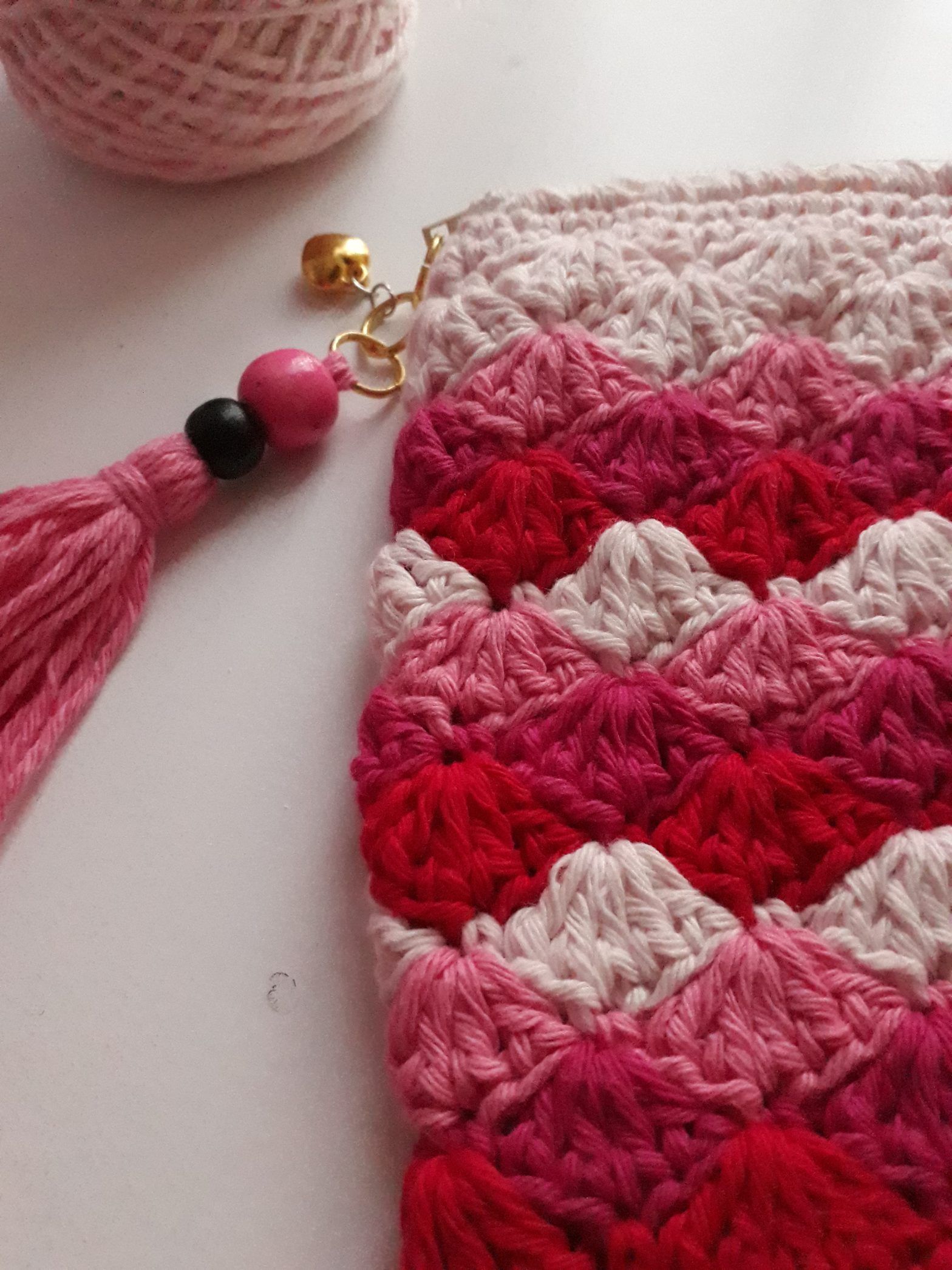 Neceser Lovelia: Tutorial neceser a crochet en punto abanico paso a paso