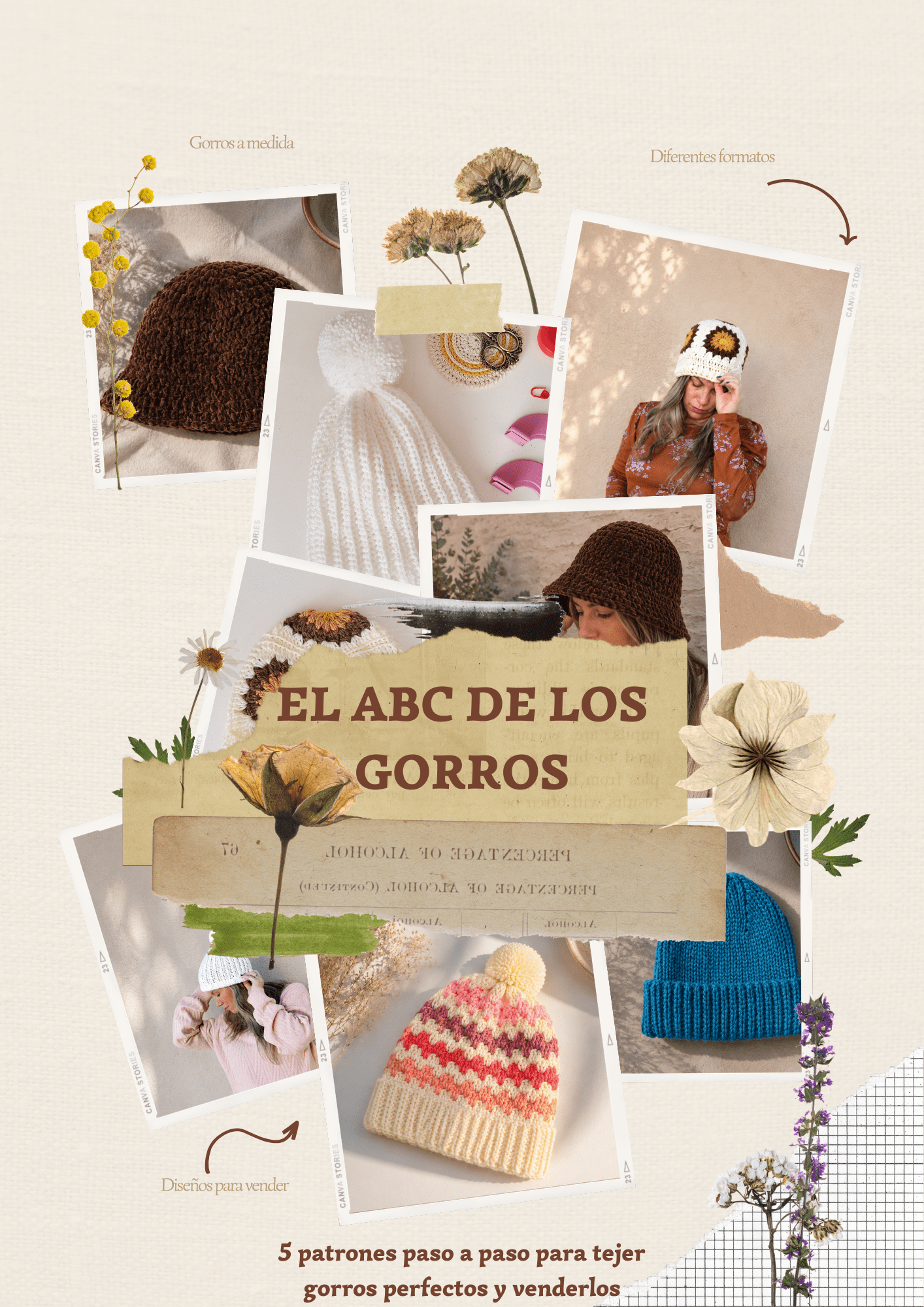 Ebook- ABC para tejer gorros a crochet