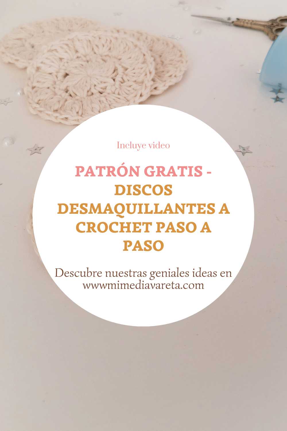 discos reutilizables a crochet