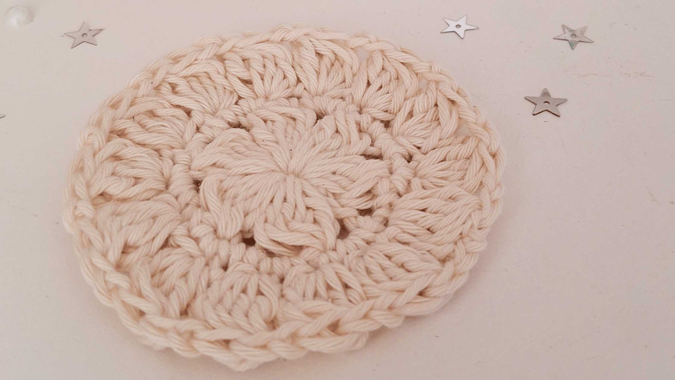 Cómo tejer discos desmaquillantes a crochet paso a paso- Video para principiantes