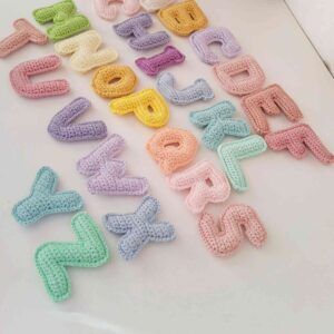 tutorial letras abecedario a crochet