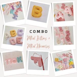 Aprendé a tejer las letras A-Z a crochet y los números 0 a 9 a crochet