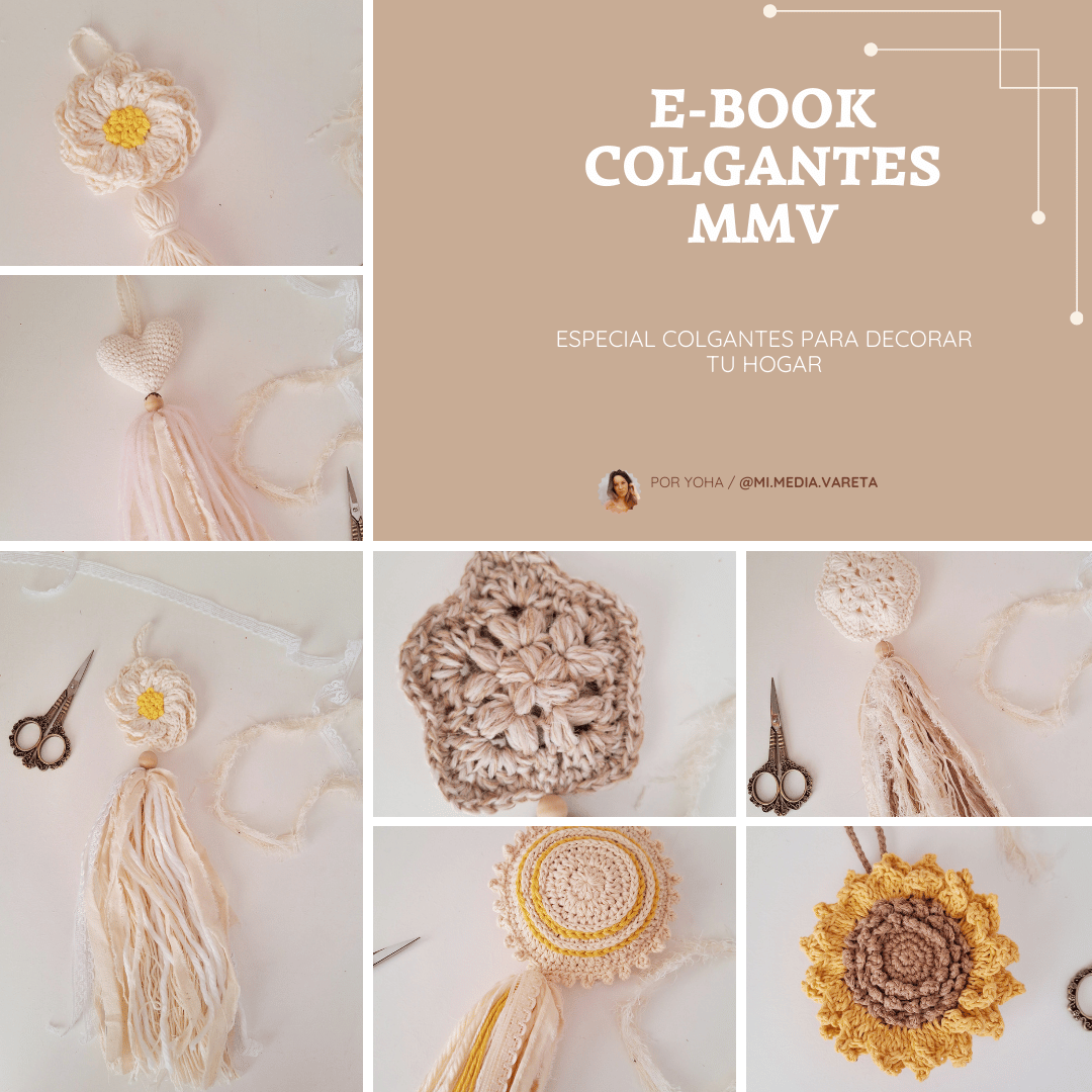 cómo tejer colgantes decorativos ideas para regalar tejidos