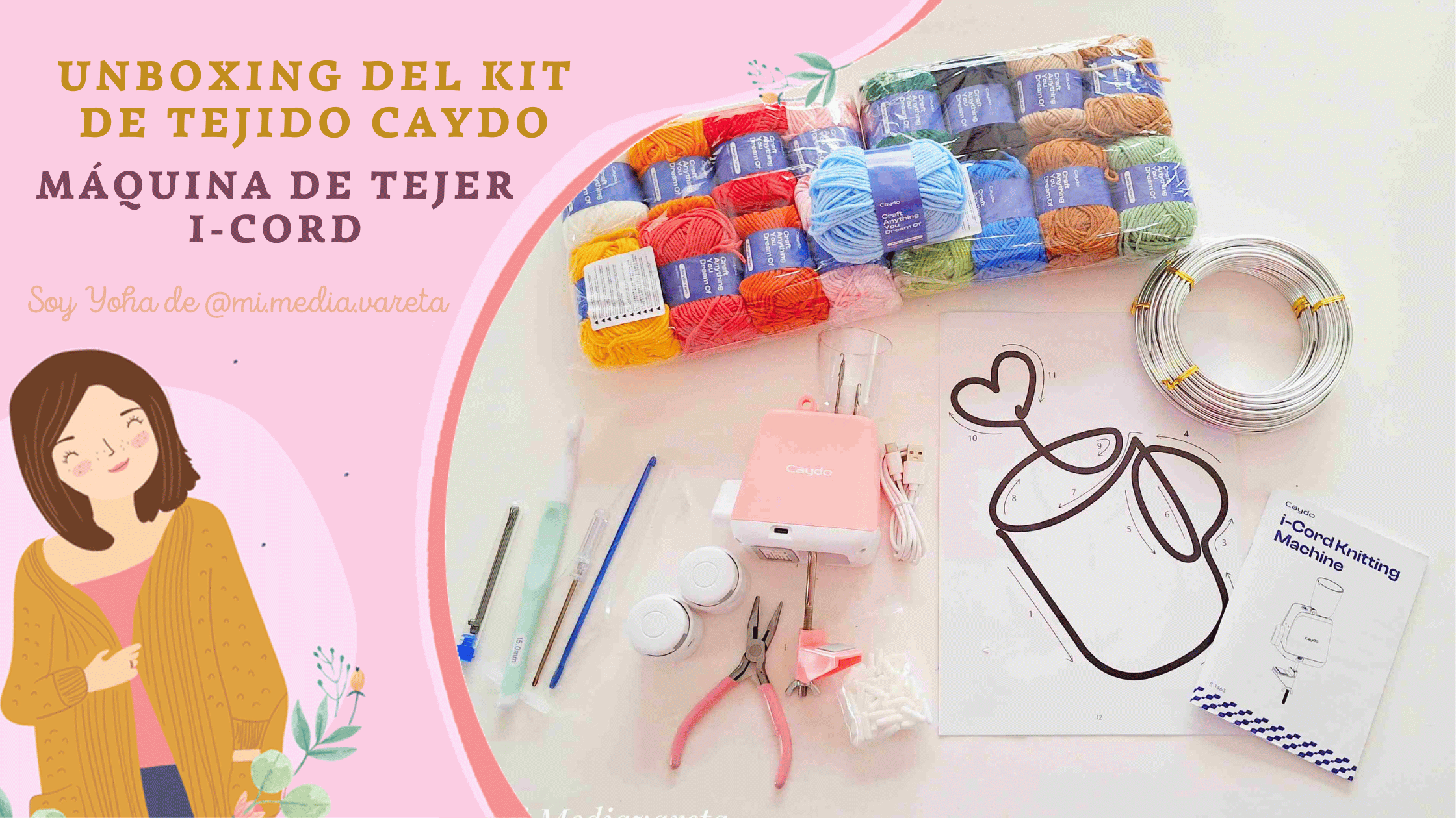 Unboxing del Kit de Tejido Caydo: todo lo que trae y primeras impresiones