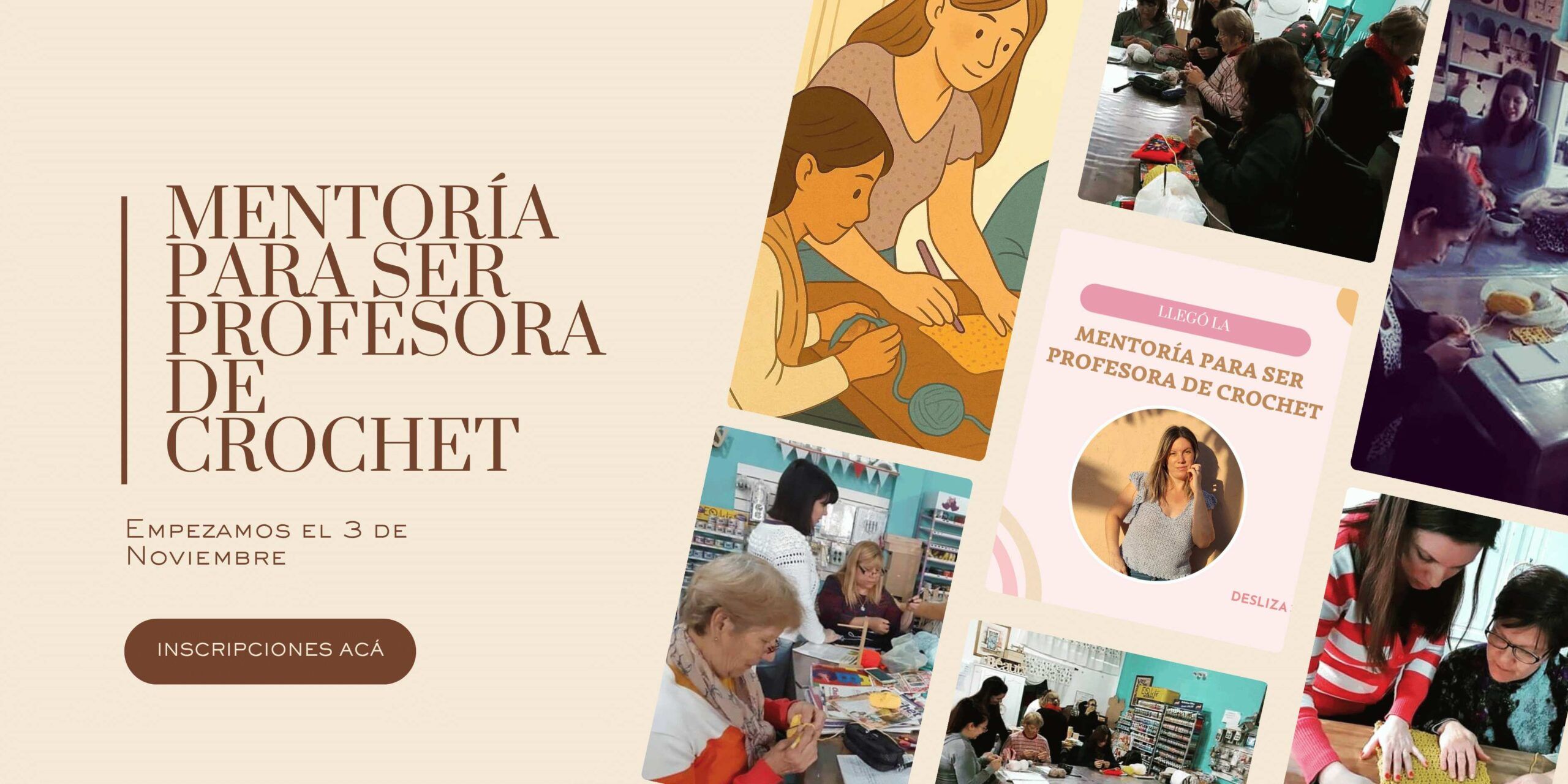 Cómo enseñar crochet