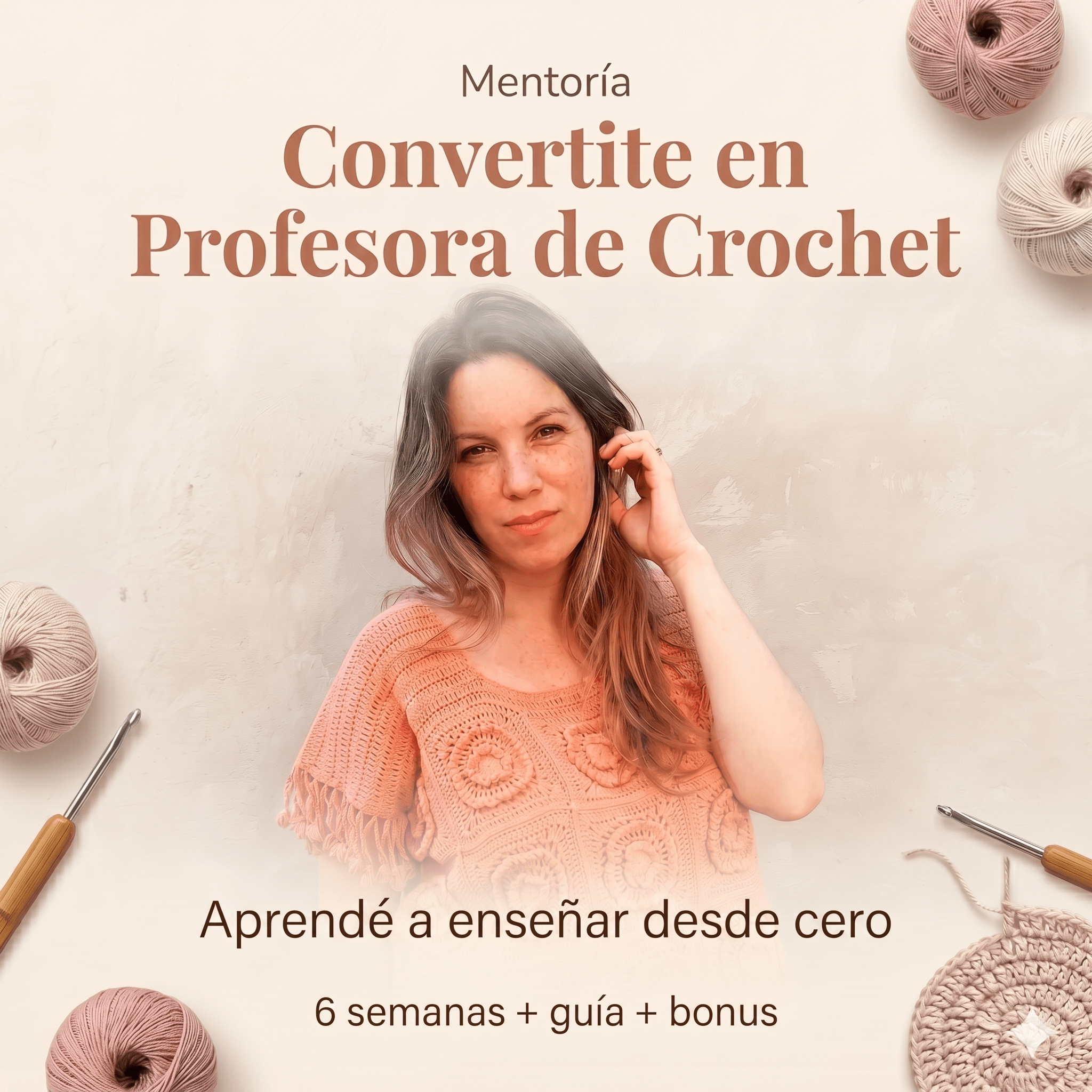 Cómo ser Profesora de crochet